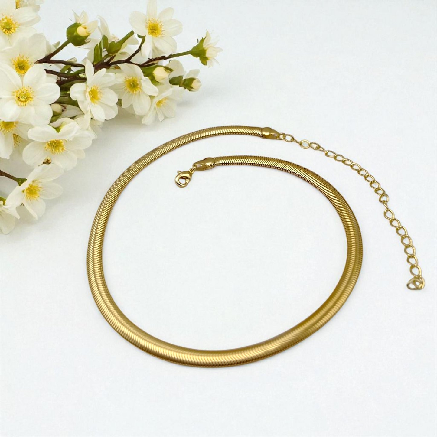 Colar Choker Fino Fio Alemão
