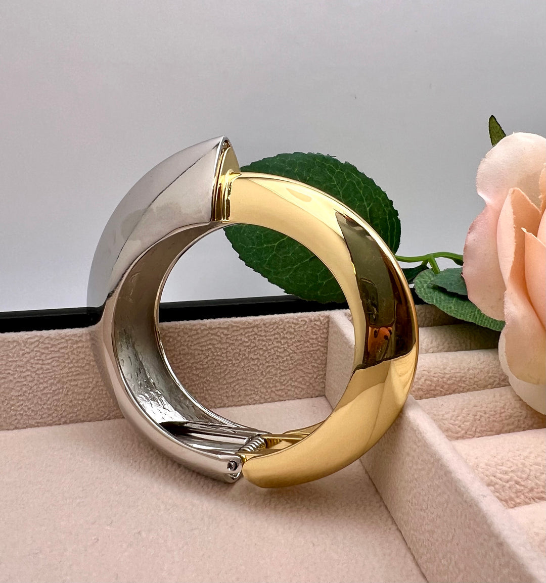 Bracelete Maxi Articulado Bicolor