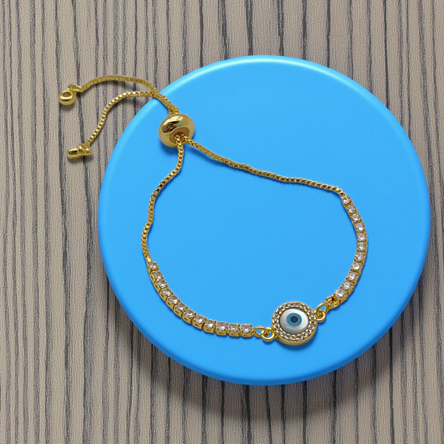 Pulseira Gravatinha Riviera Olho Grego