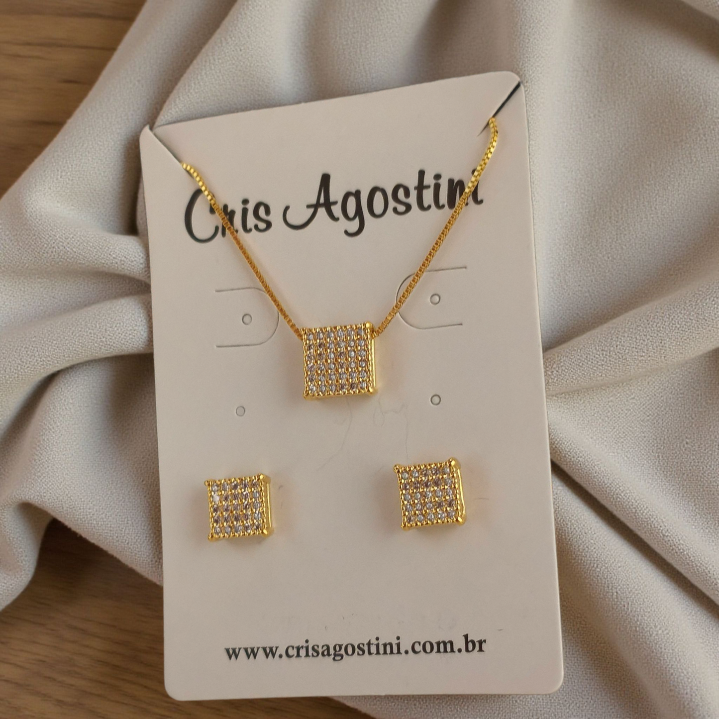 Conjunto Delicado Quadrado Microzircônias