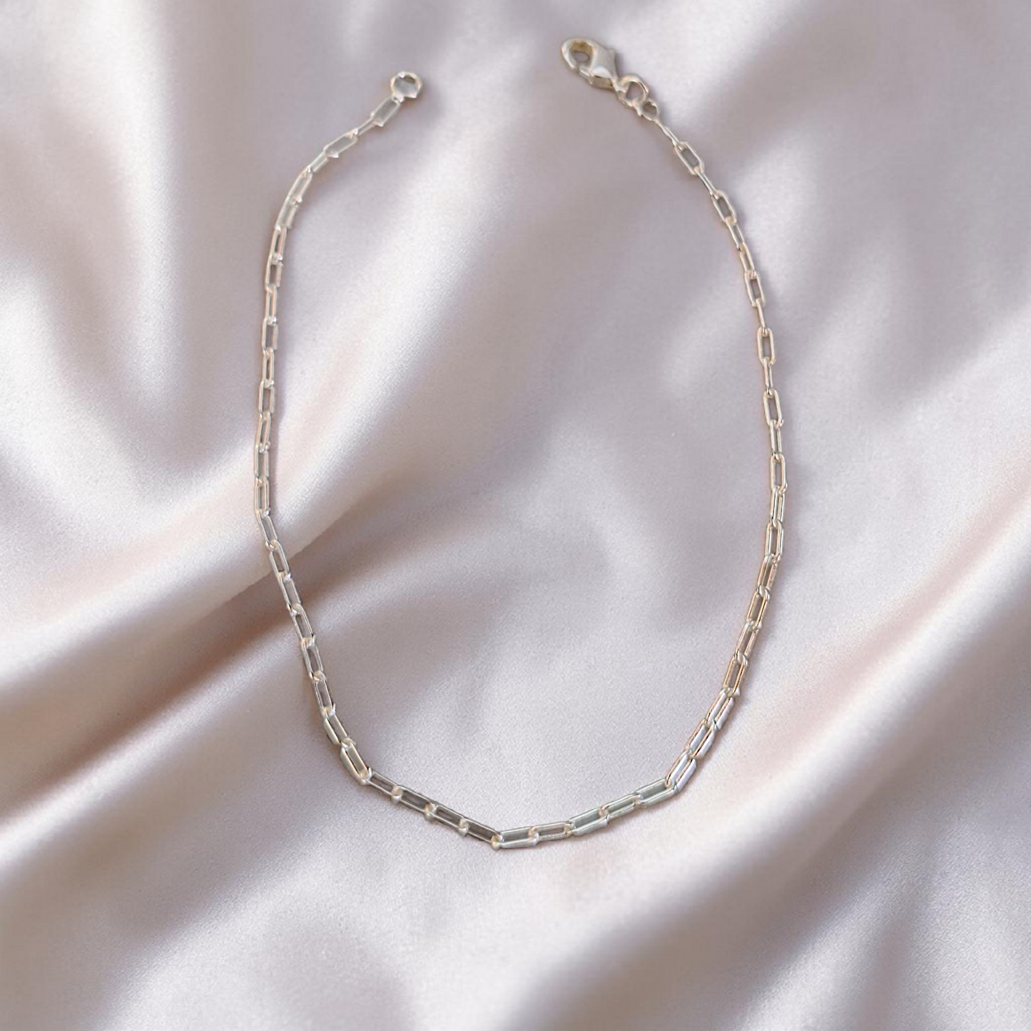 Pulseira Elo Carter 1mm Prata 925