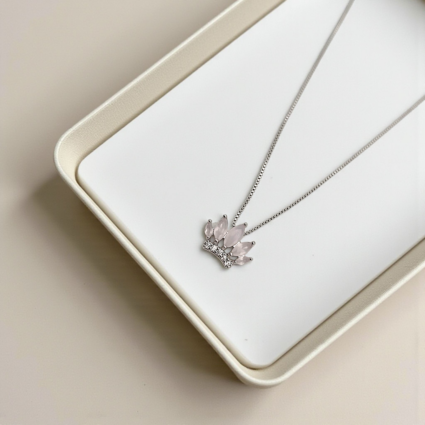 Colar Coroa Delicada Zircônias