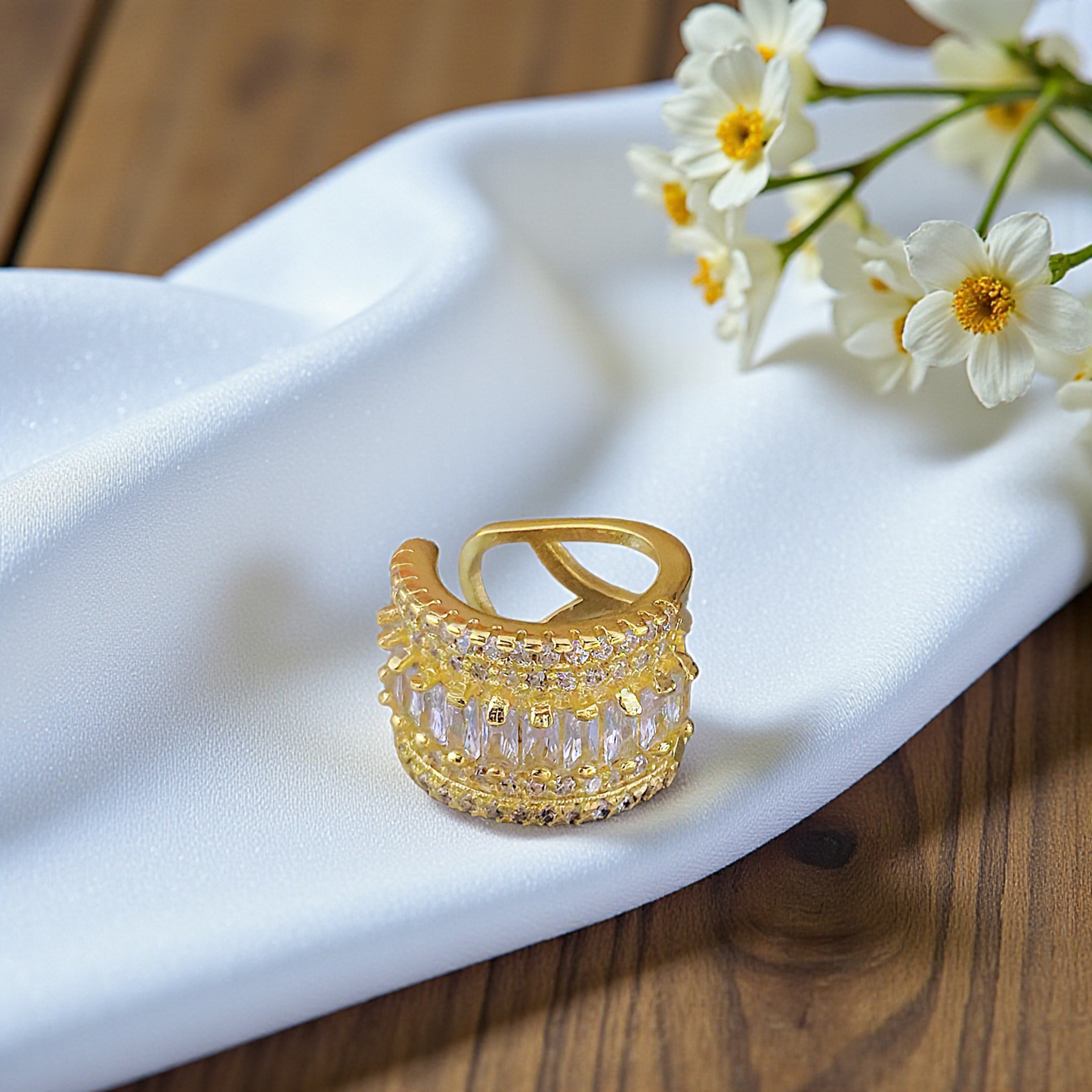 Brinco Piercing Fake Zircônias e Microzircônias