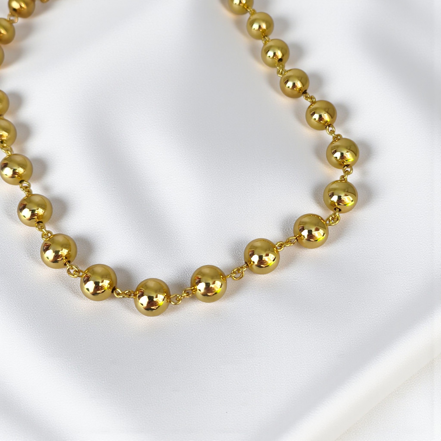 Colar Bolas 10mm