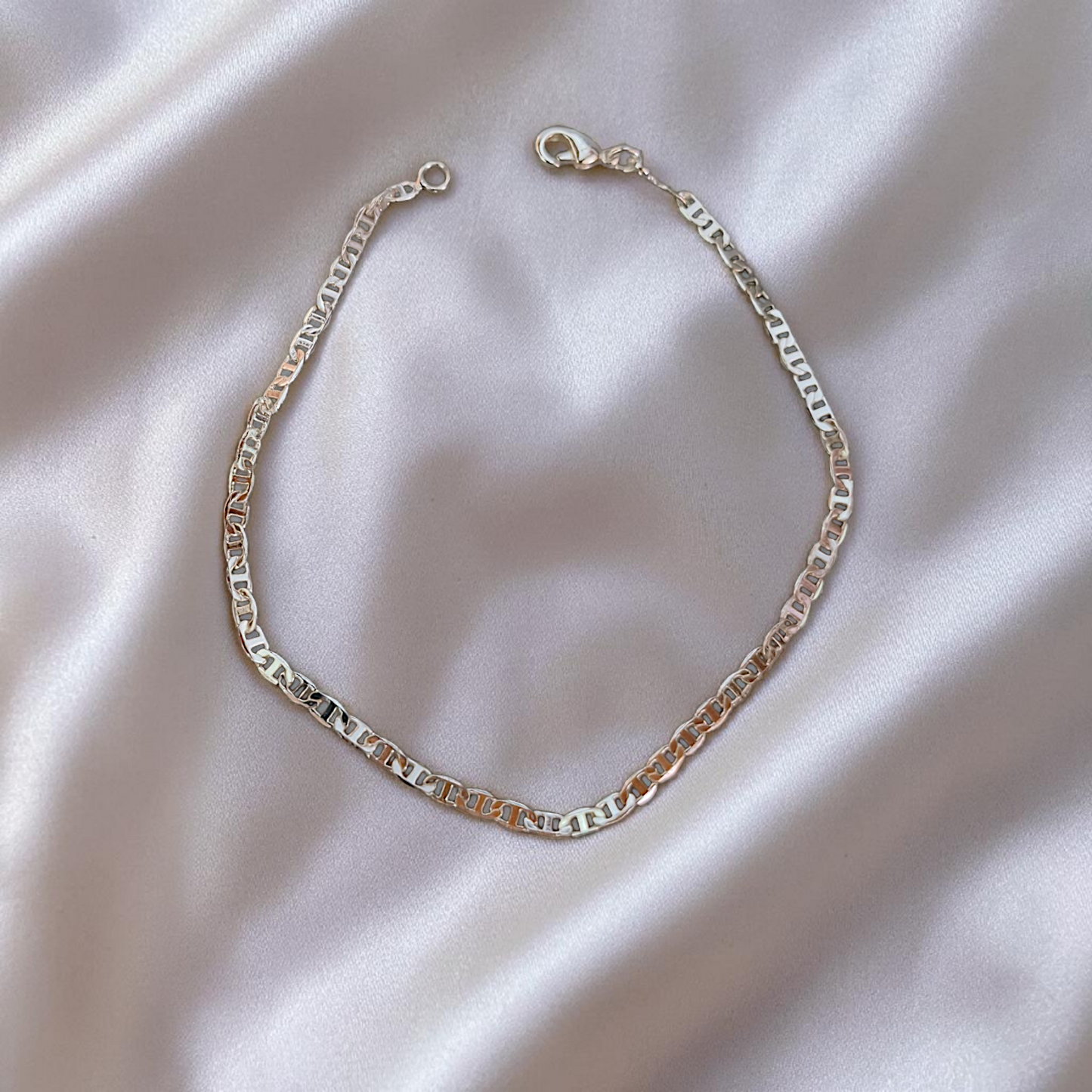 Pulseira Elo Piastrini 2mm Prata 925