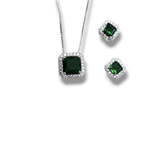 Conjunto Princesa Quadrado Verde