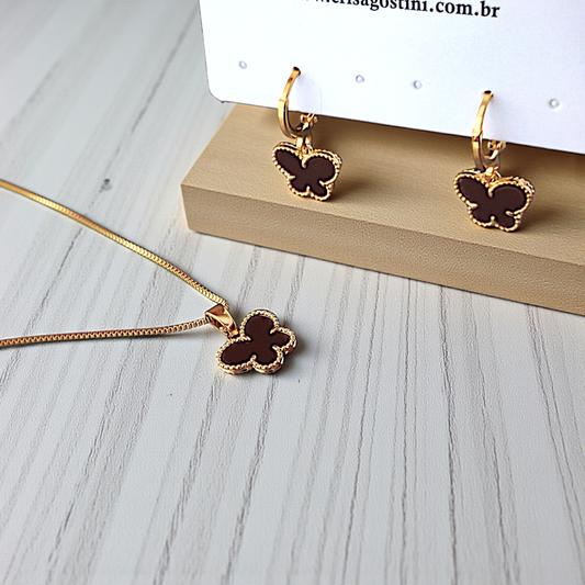 Conjunto Borboleta Trevo VClif