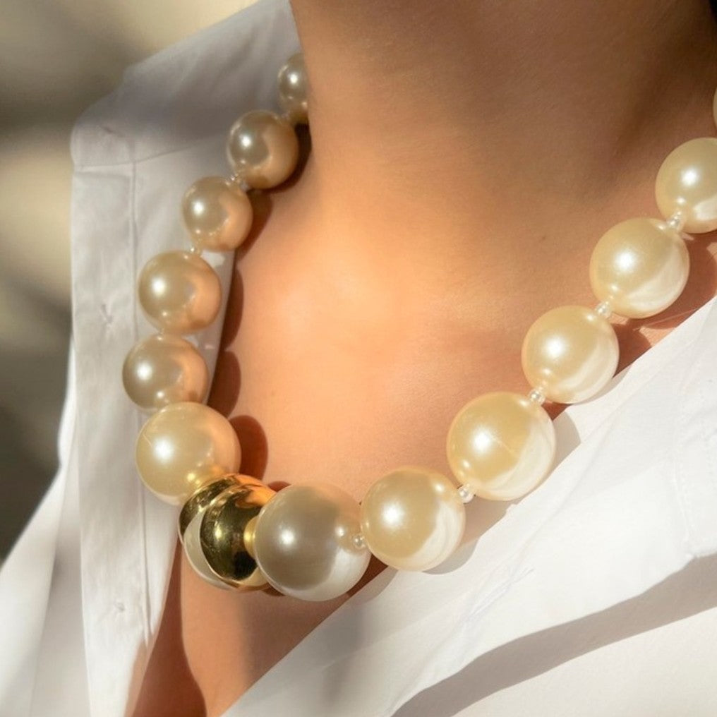 Colar Luxo Maxi Pérolas