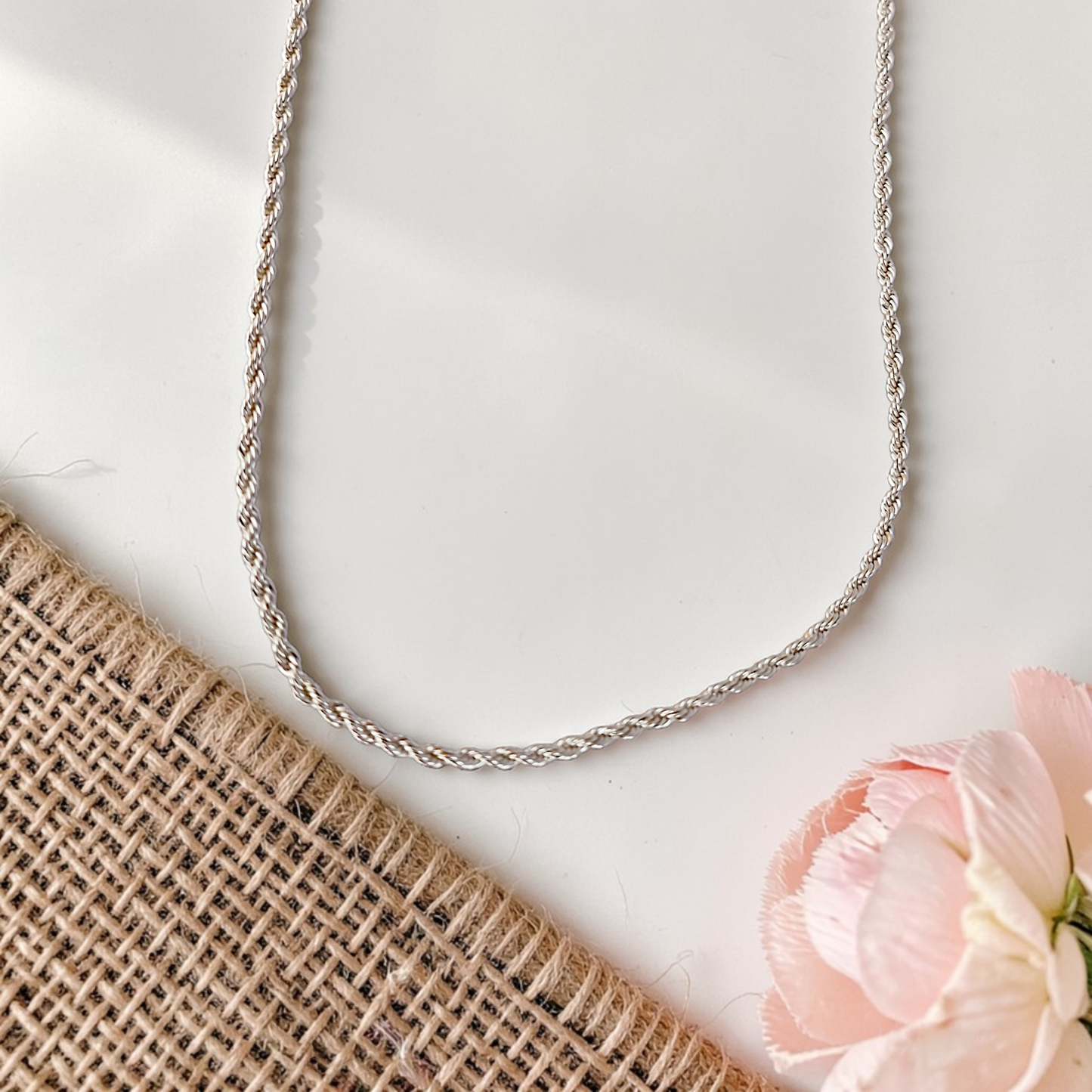 Colar Cordão Baiano 60cm Prata 925
