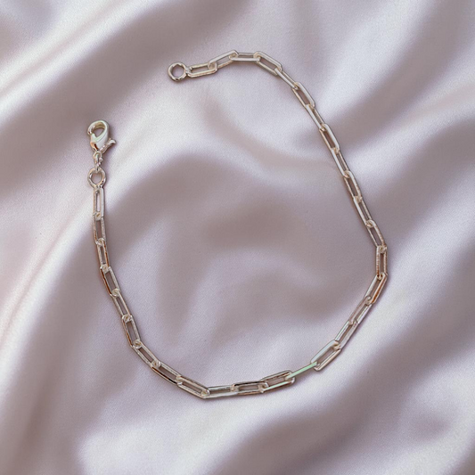 Pulseira Elo Carter 3mm Prata 925