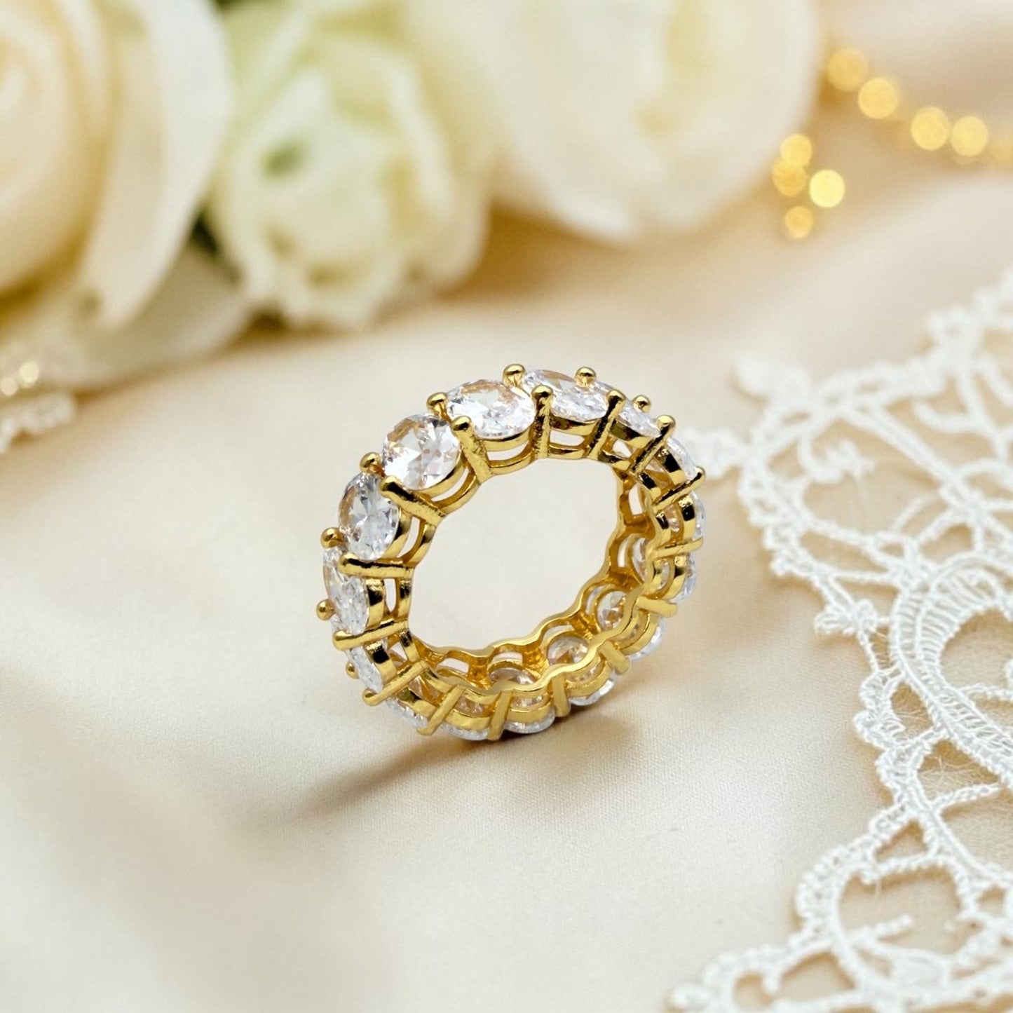 Anel Luxo Zircônia Diamond
