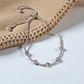 Pulseira Gravatinha Microzircônias e Zircônias Redondas