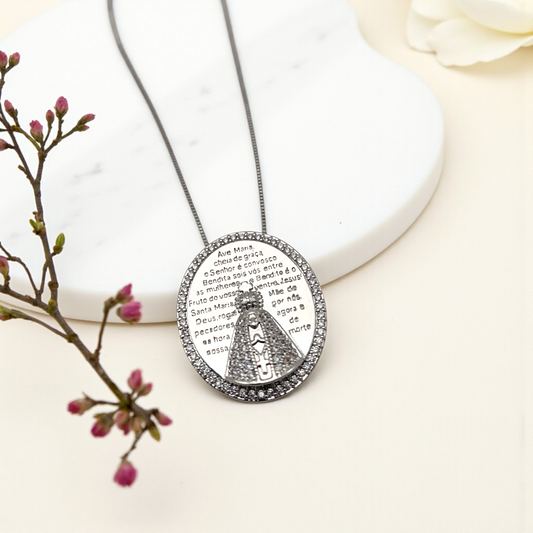 Colar N. Sra. Aparecida Oração