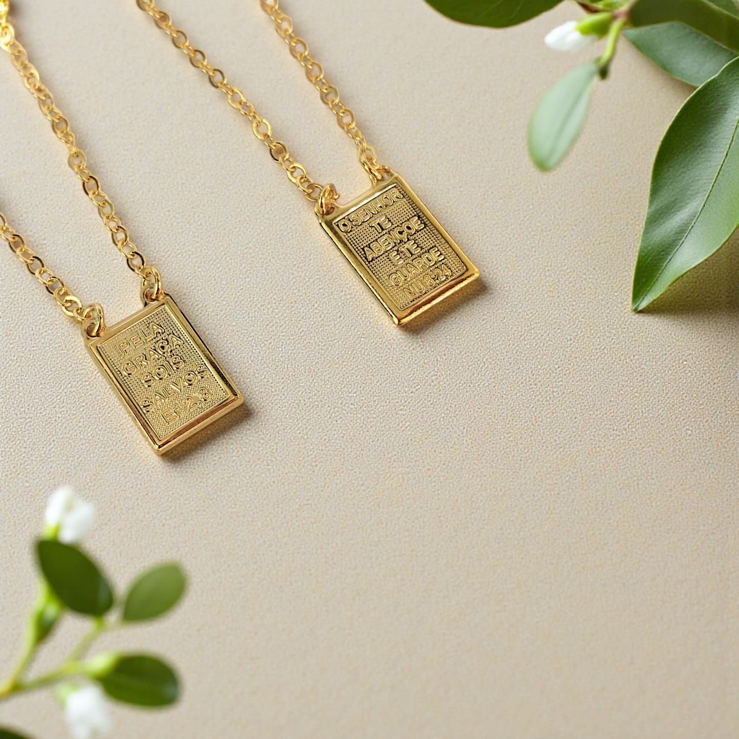 Colar Escapulário Versículo