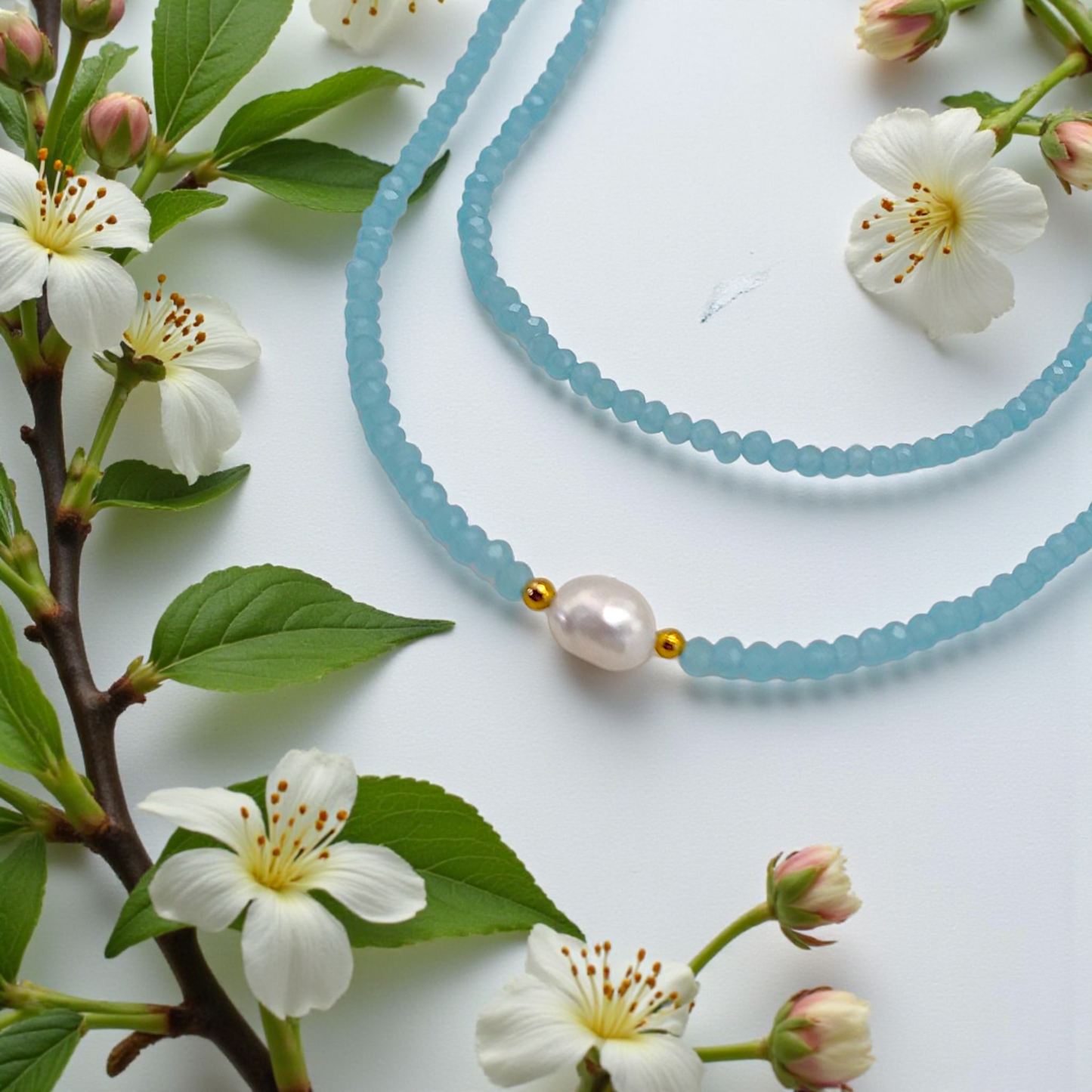Colar - Dupla de Chokers Cristal