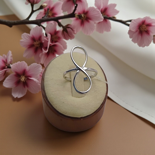 Anel Infinito Grande Vazado