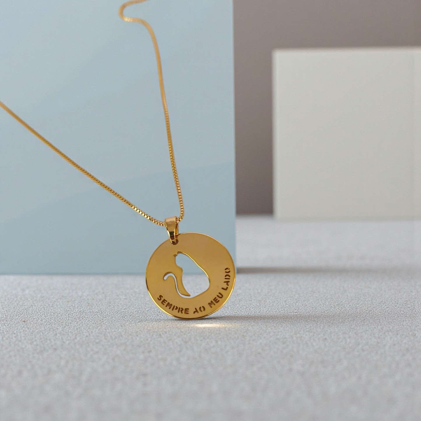 Colar "Sempre Ao Seu Lado" - Gato