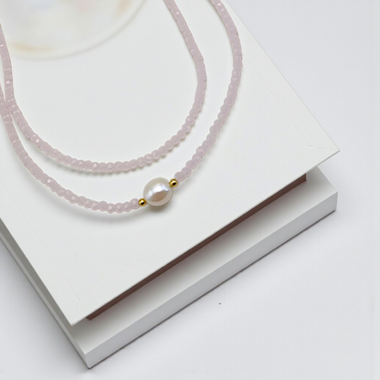 Colar - Dupla de Chokers Cristal