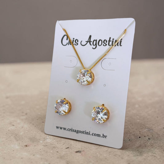 Conjunto Ponto de Luz Redondo 10mm