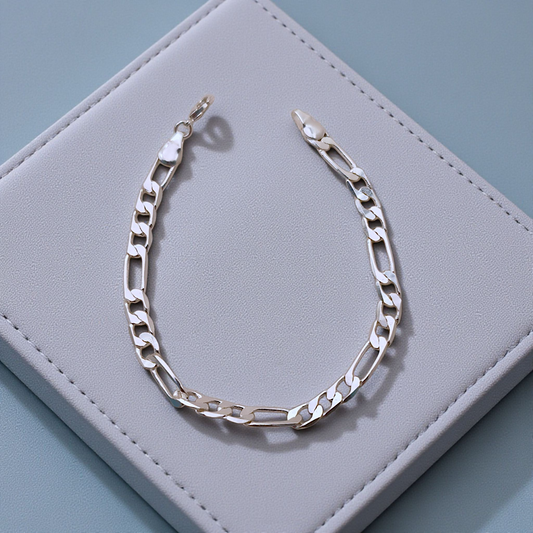 Pulseira Elos 3x1 - 5mm Prata 925