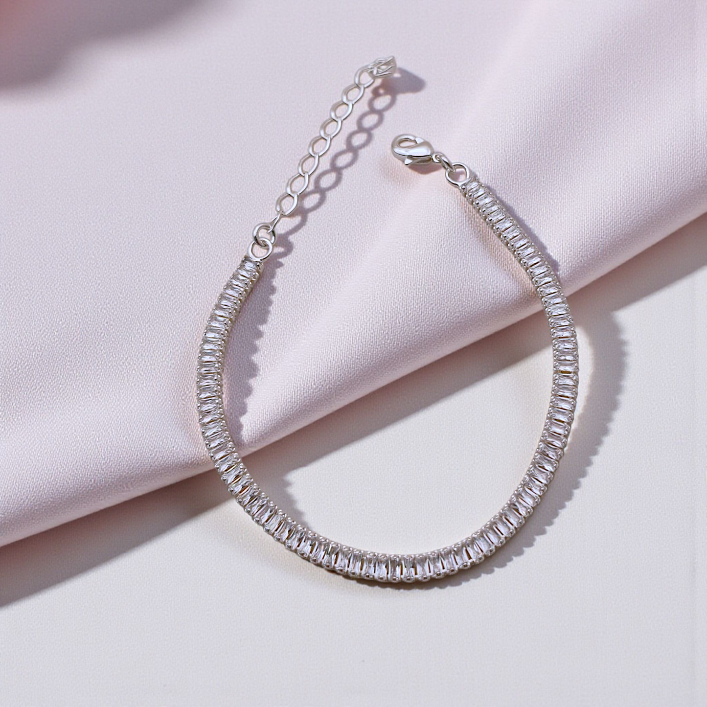 Pulseira Riviera Navetes Finas Prata 925