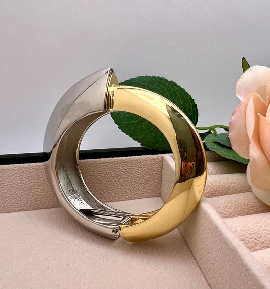 Bracelete Maxi Articulado Bicolor