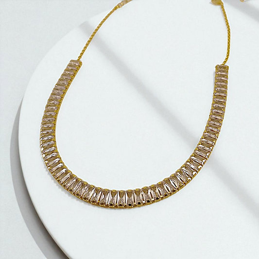 Colar Choker Riviera Navetes Maiores