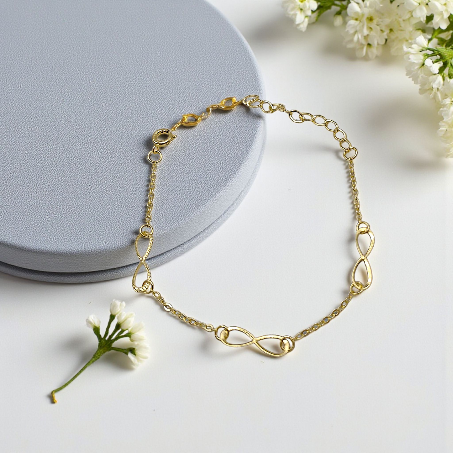 Pulseira Delicada Infinito Vazado