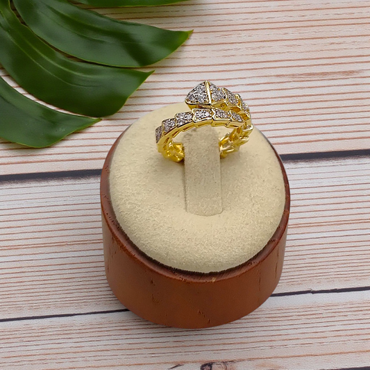 Anel Serpente Microzircônias