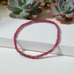 Pulseira Cristal e Bolinha