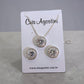 Conjunto Pizza Baguetes Princesa Prata 925