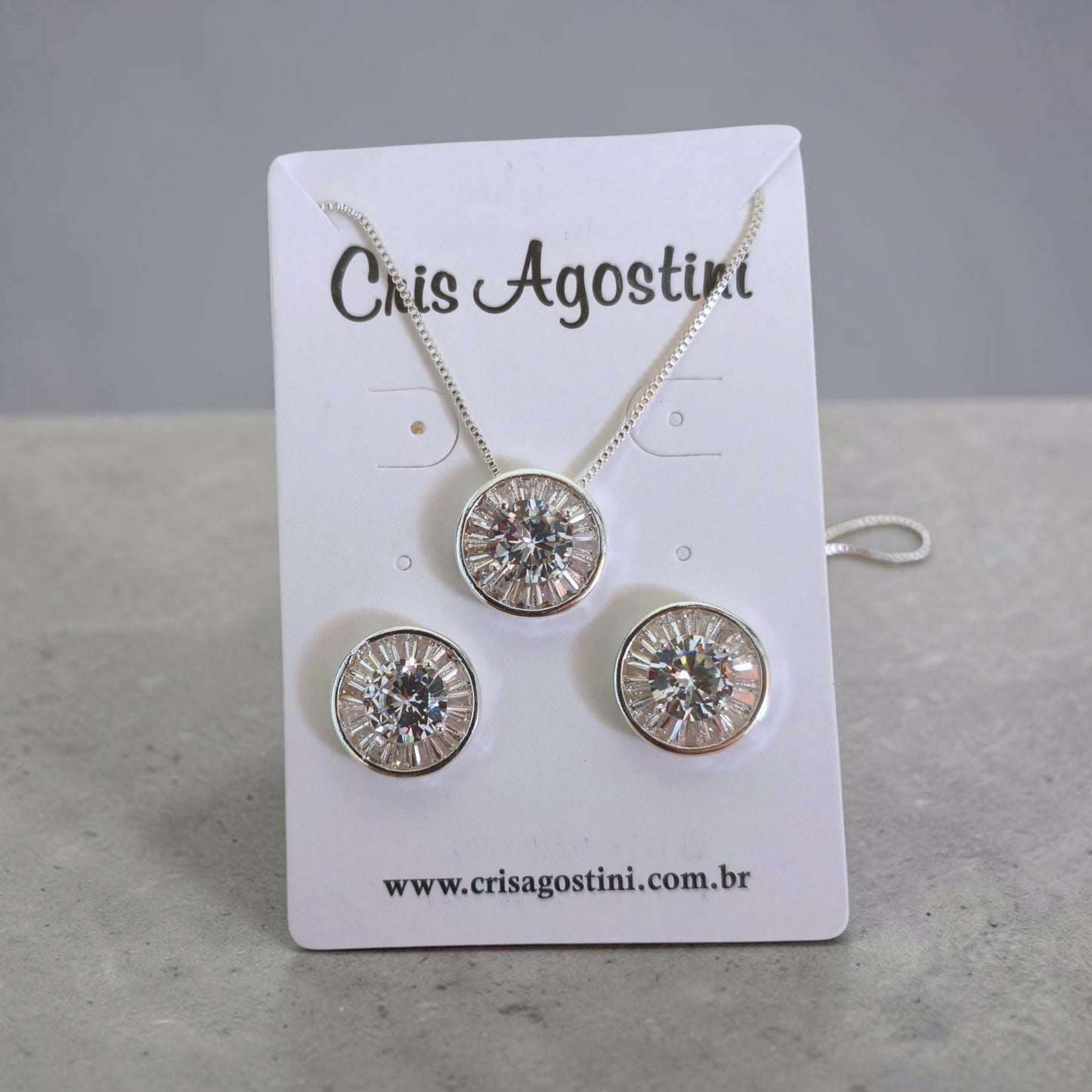 Conjunto Pizza Baguetes Princesa Prata 925