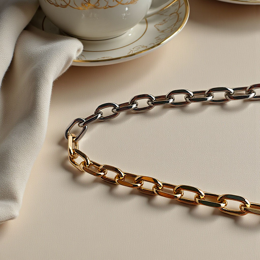 Colar Maxi Elos Bicolor