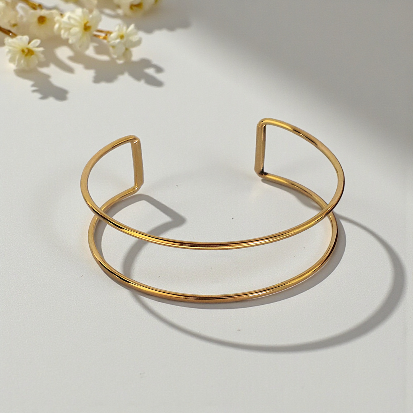 Bracelete Fio Duplo Vazado