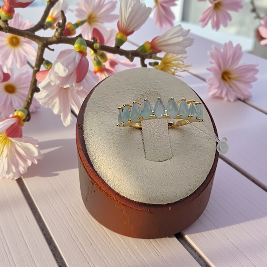 Anel Gotas Finas Sequenciais Zircônias