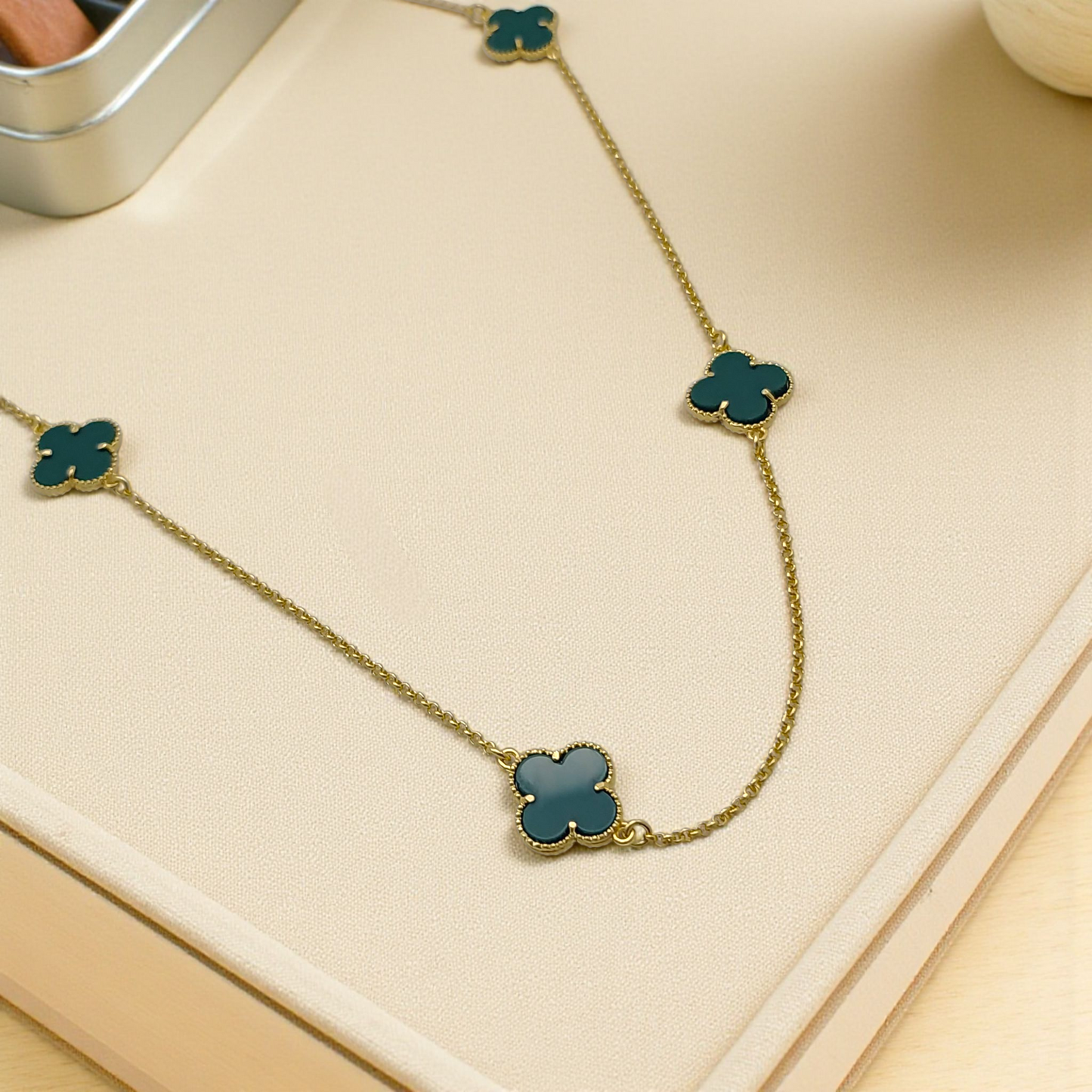 Colar Longo Trevo Color