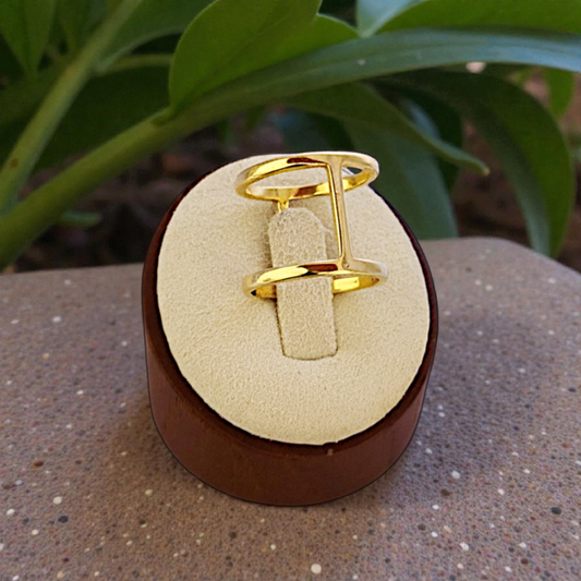 Anel Tubo Vazado Filete no Meio