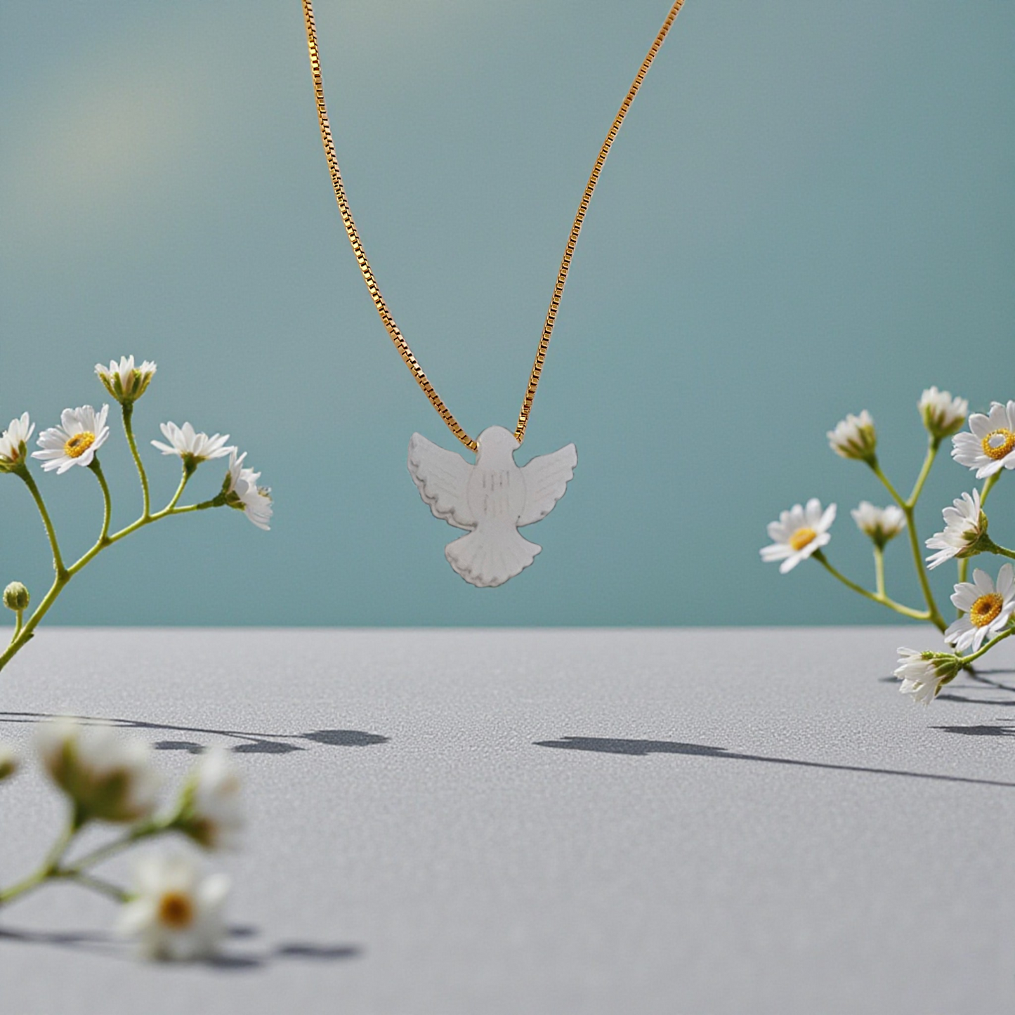 Colar Espírito Santo Acrílico