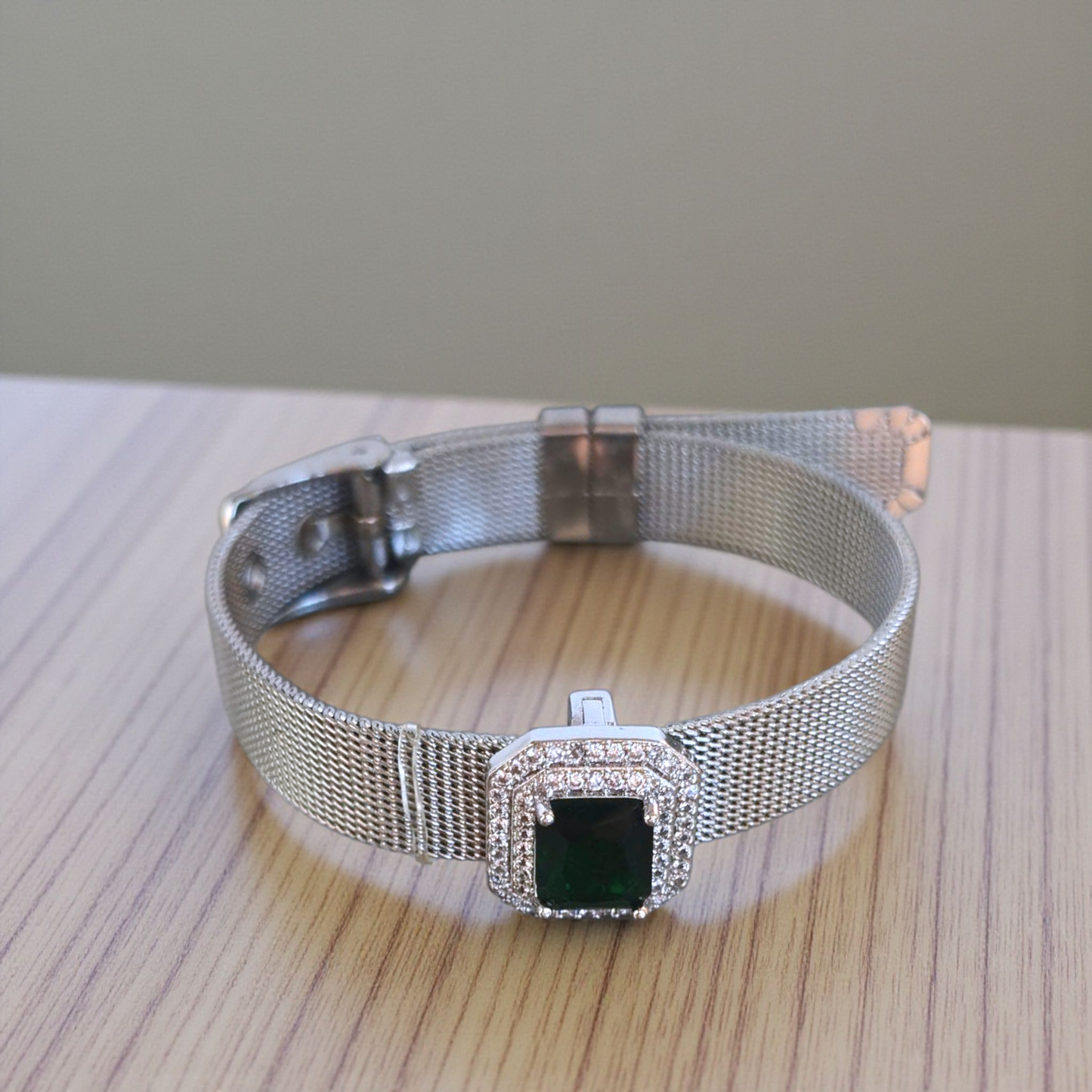 Pulseira Relógio Zircônia Lapidada e Microzircônias
