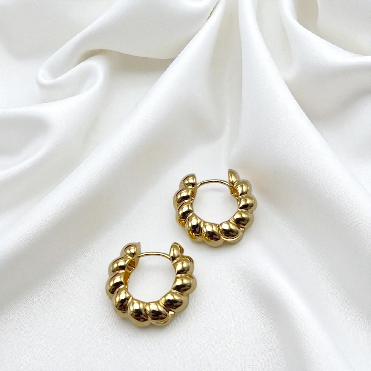 Brinco Argolinha Croissant
