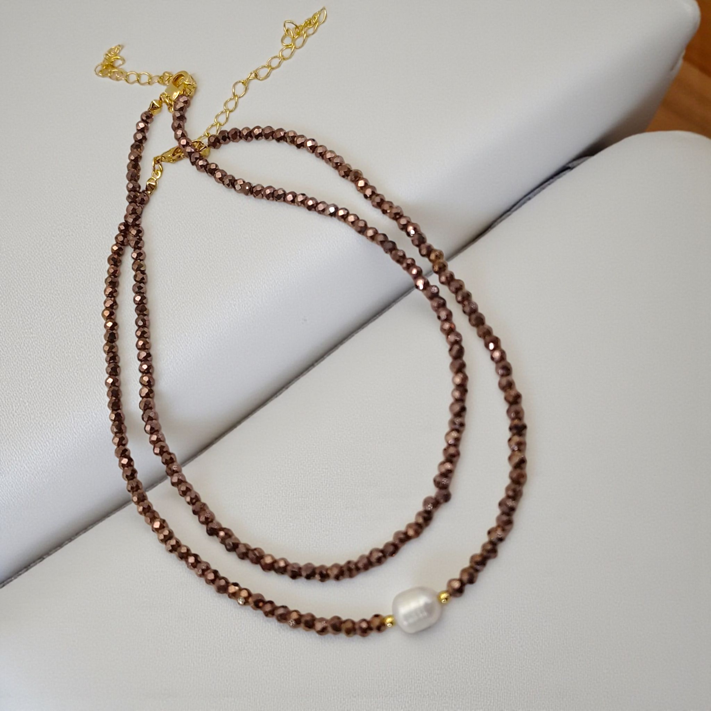 Colar - Dupla de Chokers Cristal