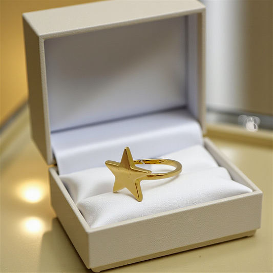 Anel Estrela Lisa