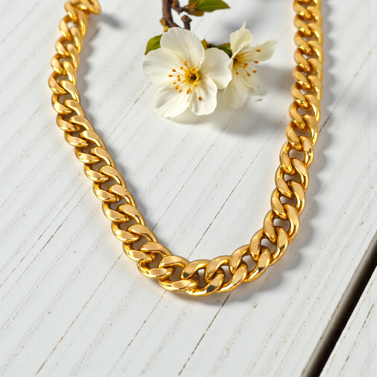 Colar Choker Grumet Grosso 10mm