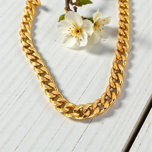 Colar Choker Grumet Grosso 10mm