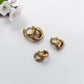 Brinco Trio Argolinhas Grossas Microzircônias
