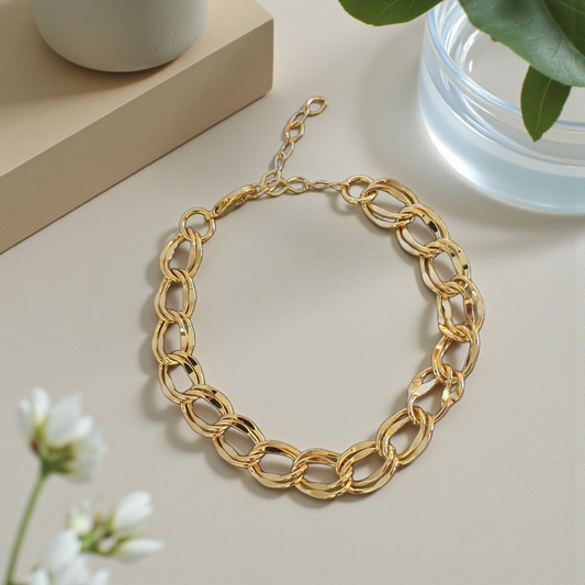 Pulseira Elos Duplos 10mm