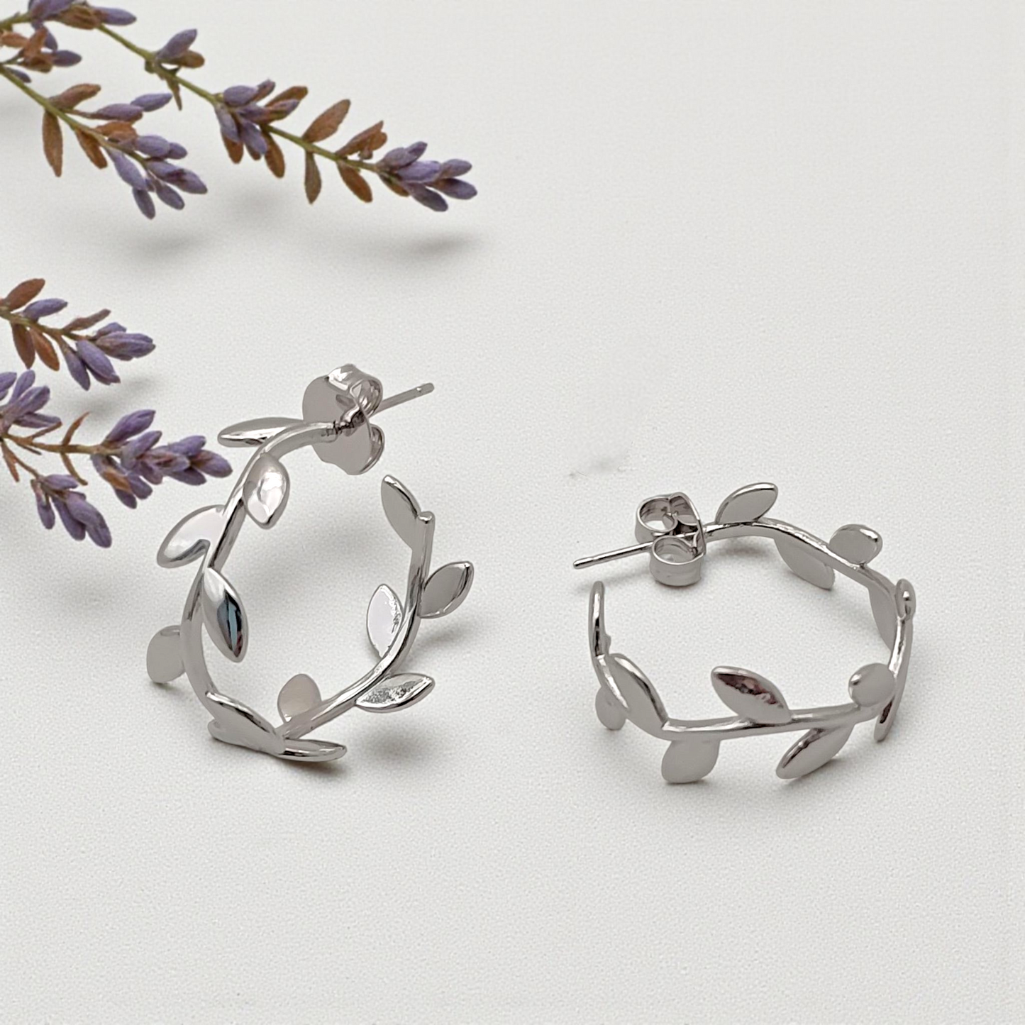 Brinco Argola Folhas