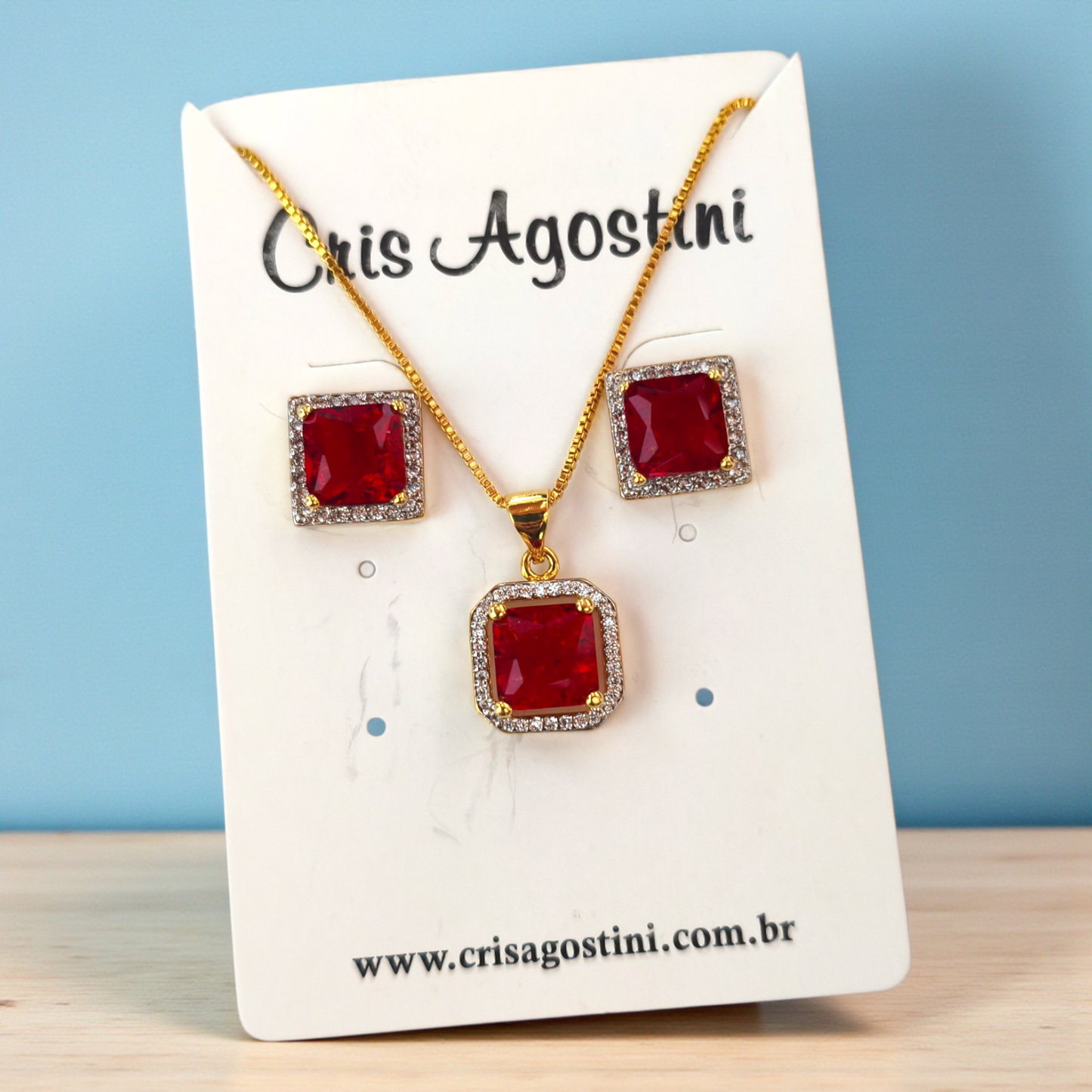 Conjunto Princesa Fusion Quadrado Rubi