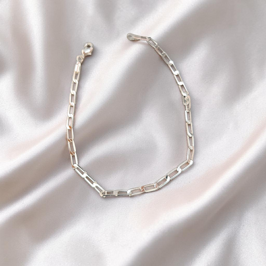 Pulseira Elo Igual 3mm Prata 925