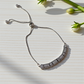 Pulseira Gravatinha Cilindros Microzircônias